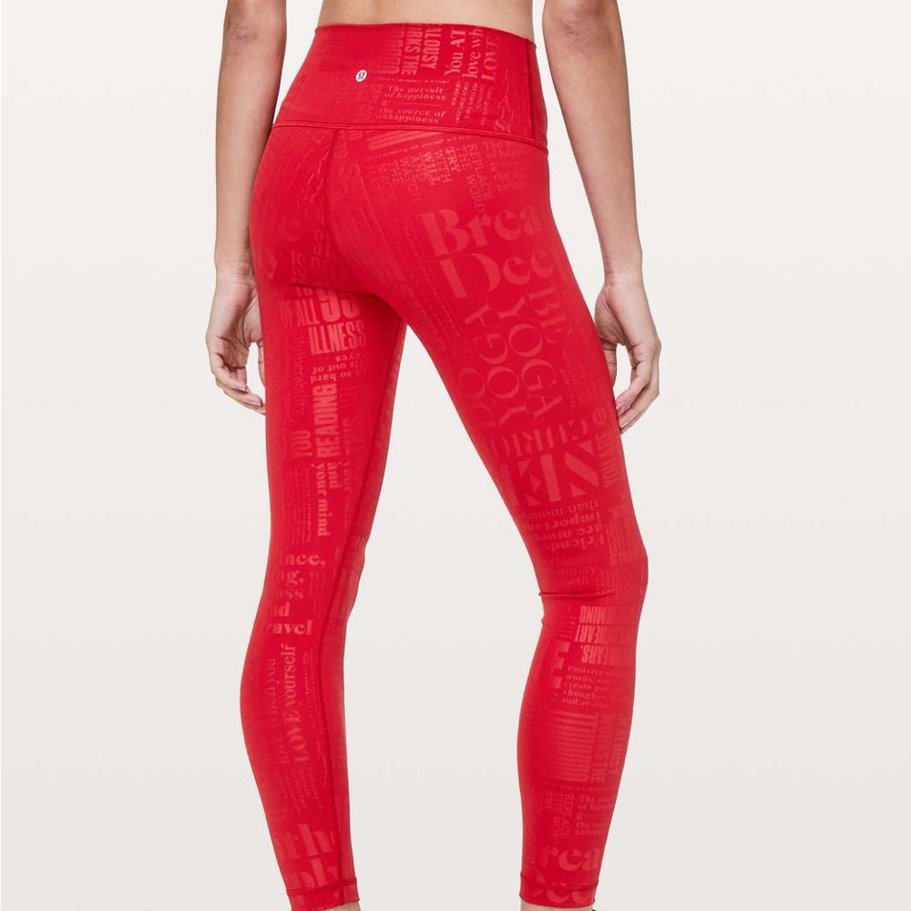 Lululemon Wunder Under Hi-Rise 7/8 Tight *20Y Collection 25" Size 8